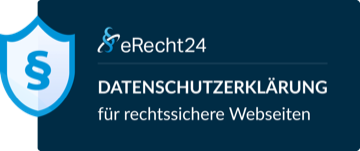 eRecht24-Siegel: Datenschutzerklärung für rechtssichere Webseiten
